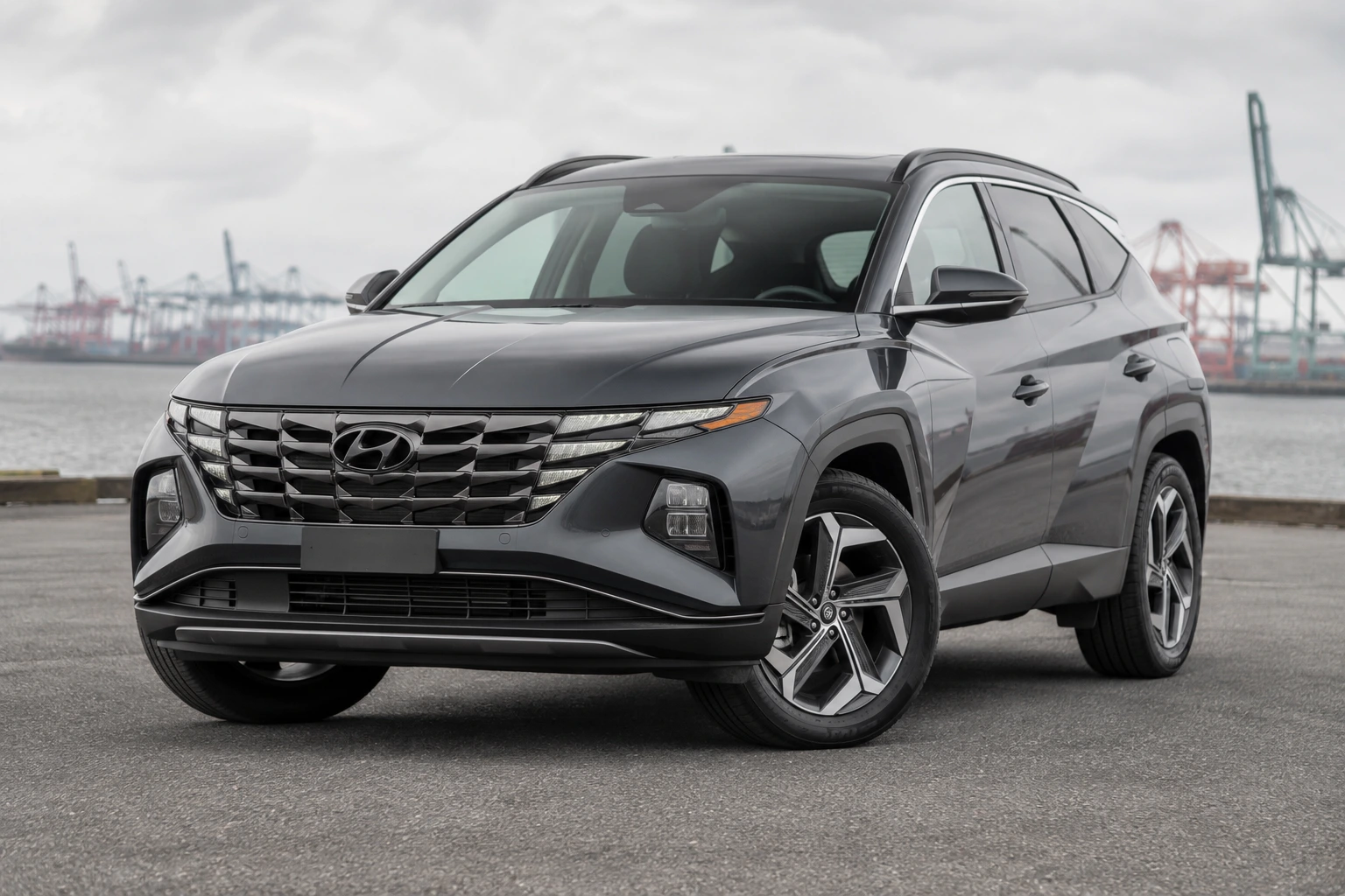 Hyundai Tucson 2022 exported to Georgia