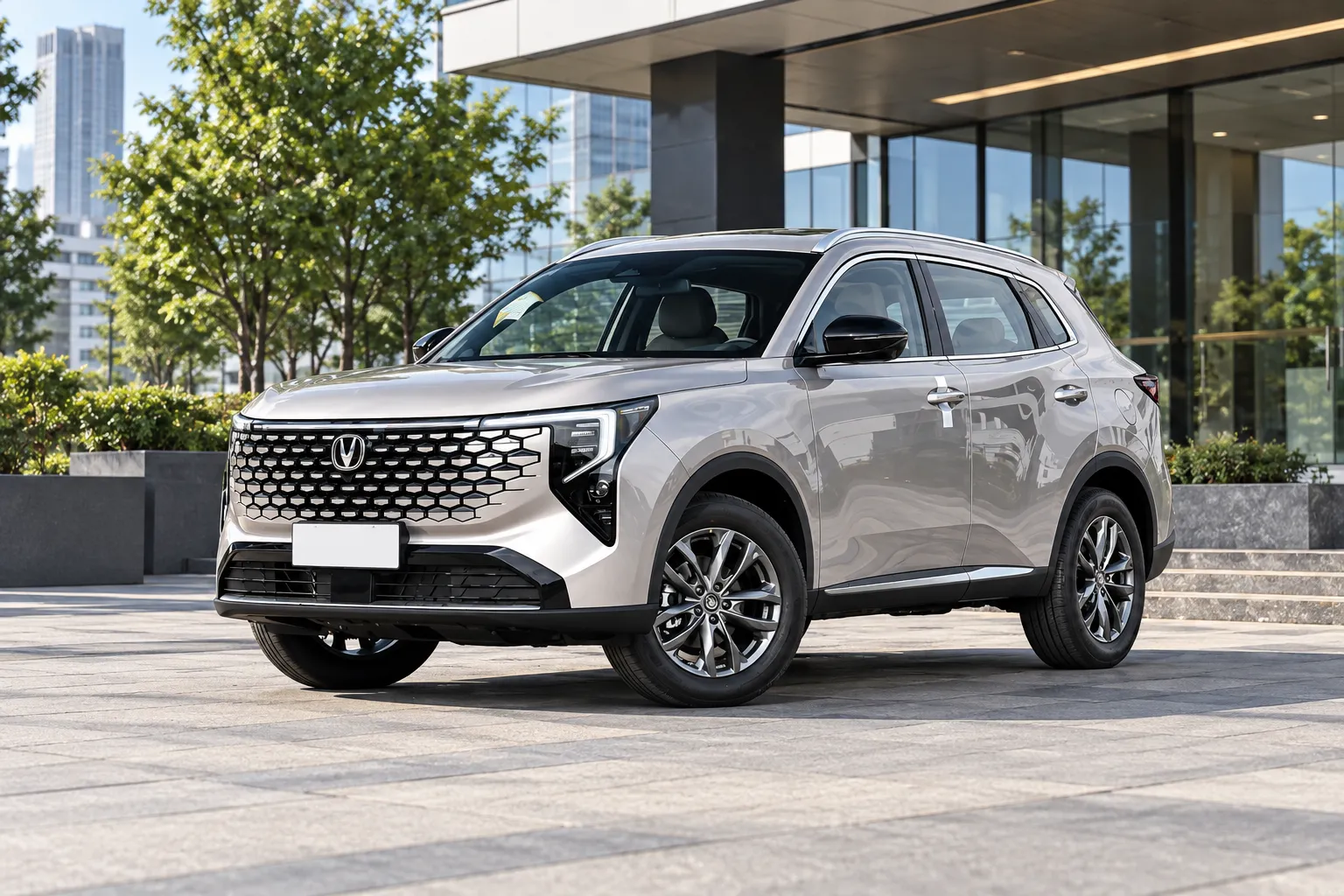 CHANGAN CS55PLUS 2026 Fourth-Generation New Blue Whale 1.5T Leading Model front three-quarter view