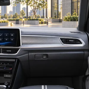Passenger-side dashboard view of the Volkswagen T-ROC 2026 Model 300TSI DSG Two-Wheel Drive Xingguang Edition.