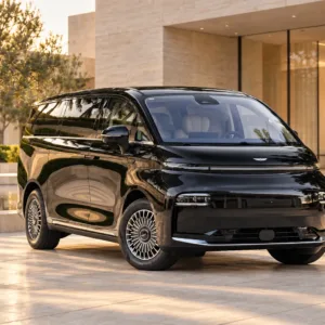 Geely Galaxy LEVC L380 2025 805 km Flagship AWD front side view