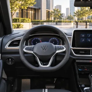 Volkswagen T-ROC 2026 300TSI DSG Xingguang Edition driver cockpit and steering wheel