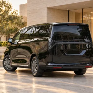 Geely Galaxy LEVC L380 2025 805 km Flagship AWD rear three-quarter view