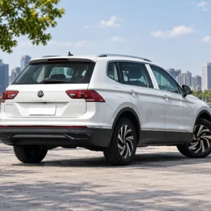Volkswagen Tiguan L 2025 330TSI R-Line Longyao Edition rear three-quarter view