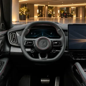 Zeekr 8X 2026 Yeying 70kWh driver cockpit and steering wheel