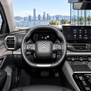 Citroen C5 X 2024 1.6T Extraordinary Power steering wheel and cockpit