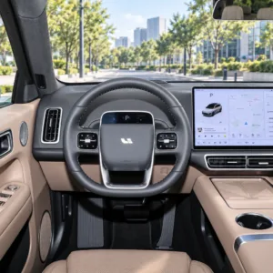 Li Auto L6 2025 Pro Smart Refresh Edition driver cockpit and steering wheel