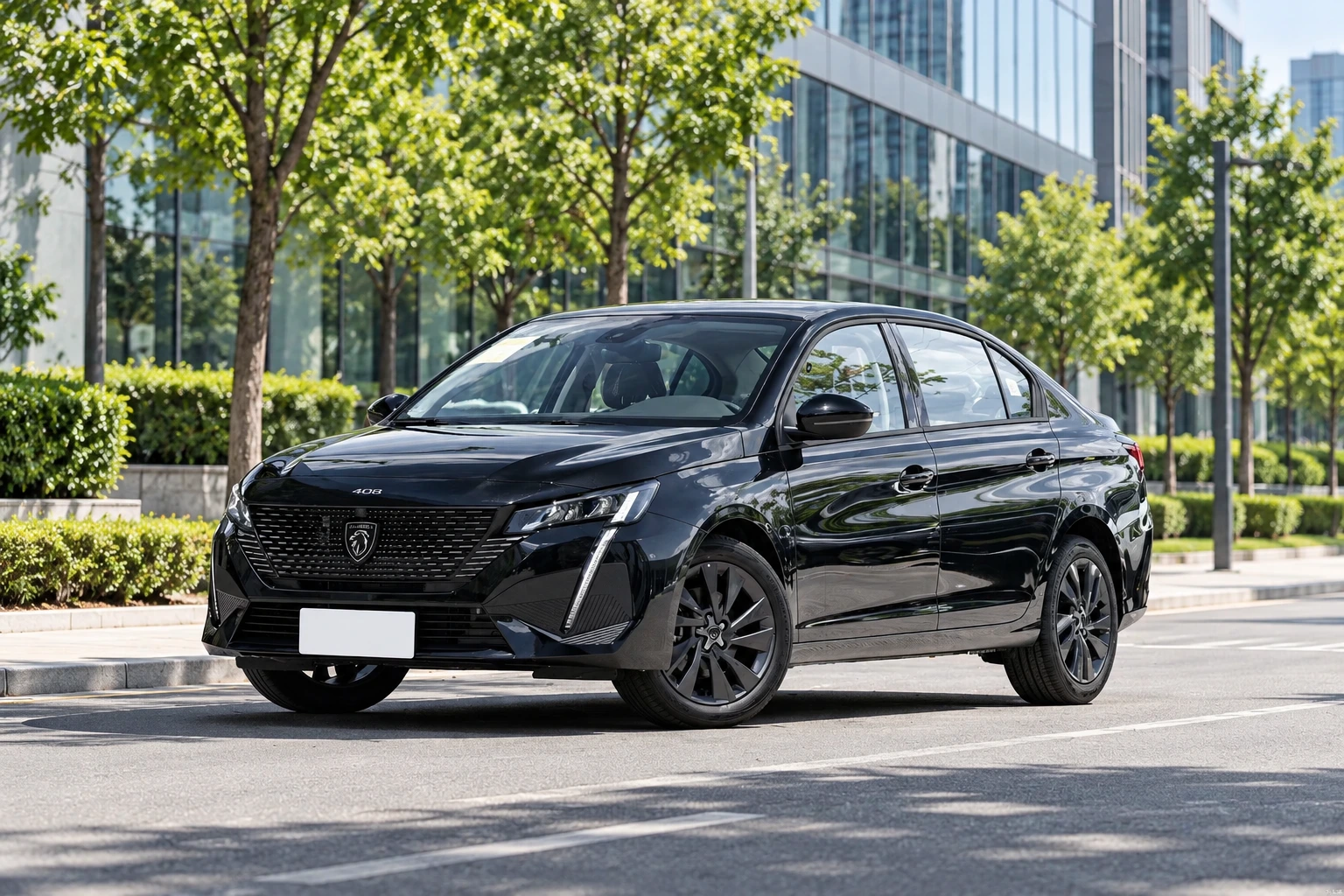 Peugeot 408 2024 360THP Da Da Latou Edition front three-quarter view