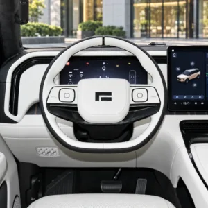 Polestones JiShi ADAMAS 2026 Model Outdoor All-Rounder 7-Seater driver cockpit and steering wheel