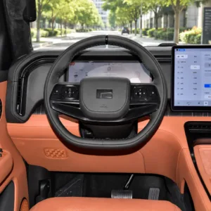 Polestones JiShi ADAMAS driver cockpit and steering wheel