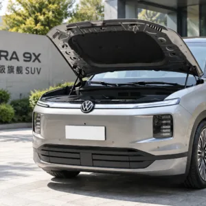Volkswagen ID.ERA 9X 2026 Ultra Four-Wheel Drive Edition front view with hood open