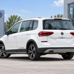 Volkswagen Touran rear three-quarter view